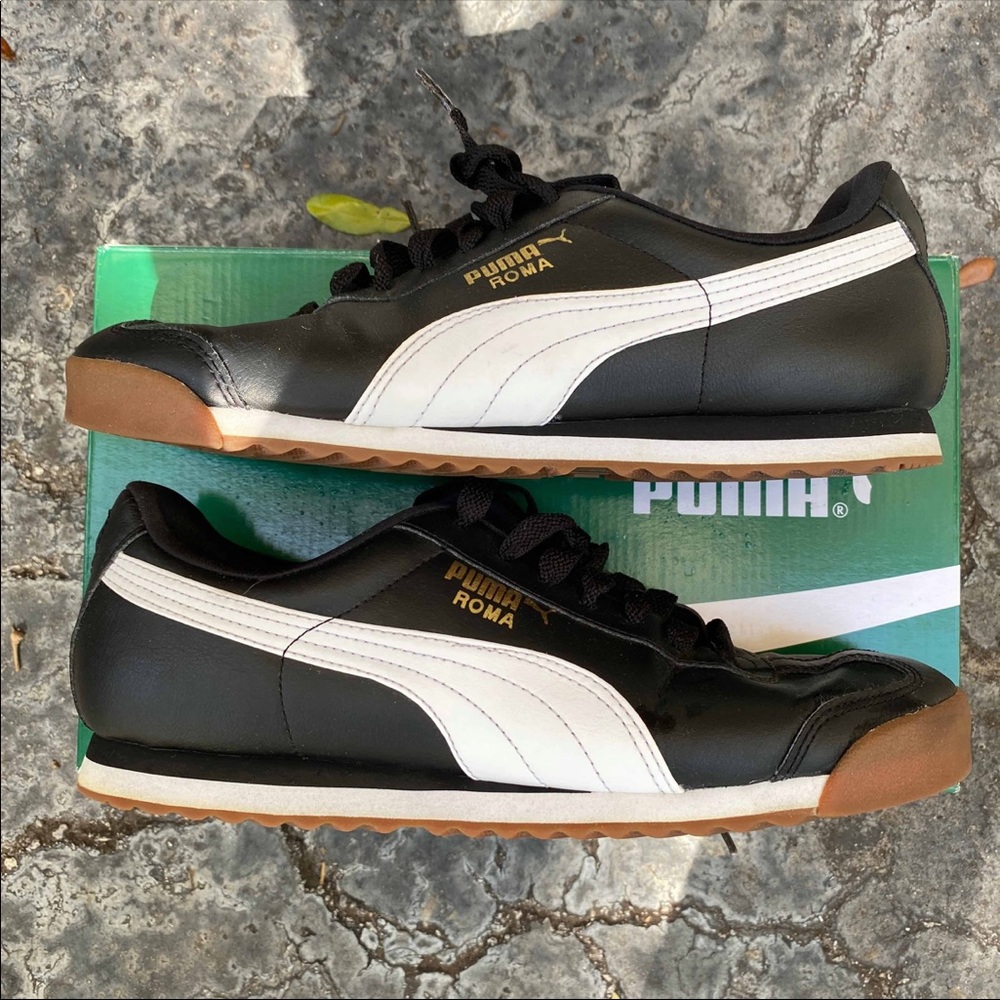 Puma Roma Basic Gold ‘Black Gum’ 364861 01